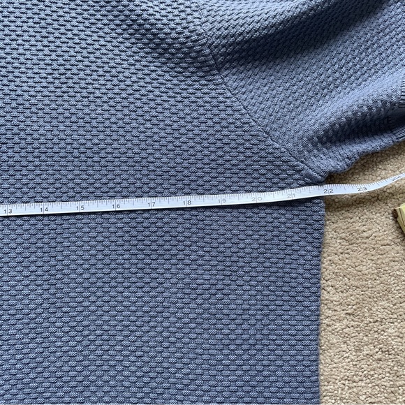 Folk Polo Shirt Mens XL 5 Short Sleeve Pullover Top Knot Midnight BNWT - Picture 6 of 7